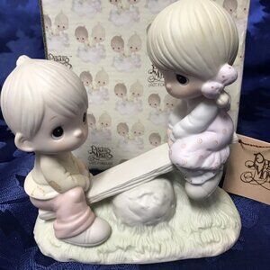 Precious Moments “Love Lifted Me” (Item #E-1375/A, Retired 1993)